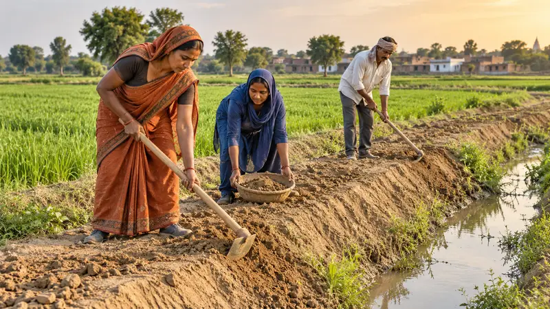 MGNREGA Job Card List UP: लिस्ट अब नई वेबसाइट पर; मंत्रालय: e-KYC बाक़ी होने भर से काम से मना नहीं
